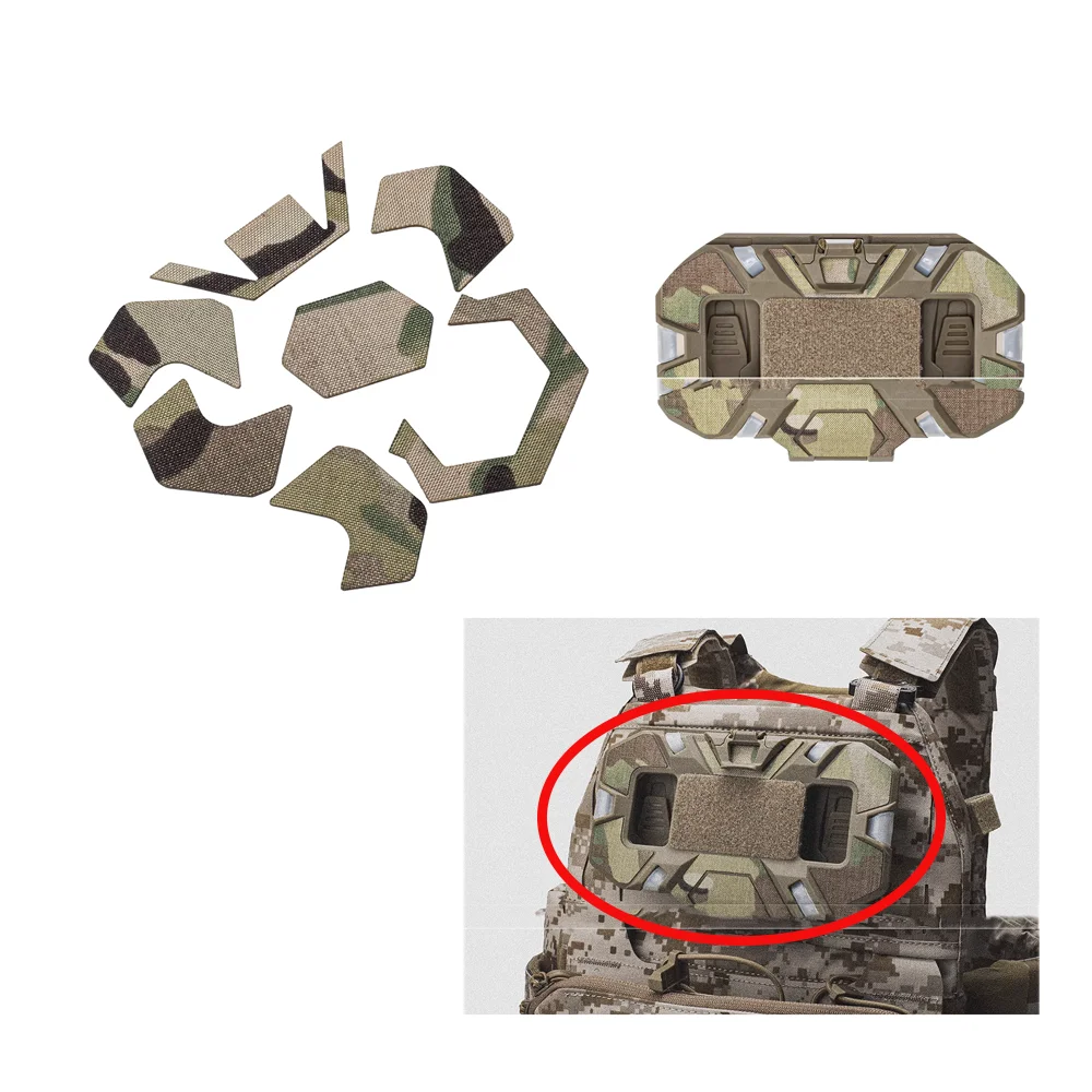 Chaleco táctico de caza, accesorios colgantes, soporte para teléfono móvil, tela adhesiva