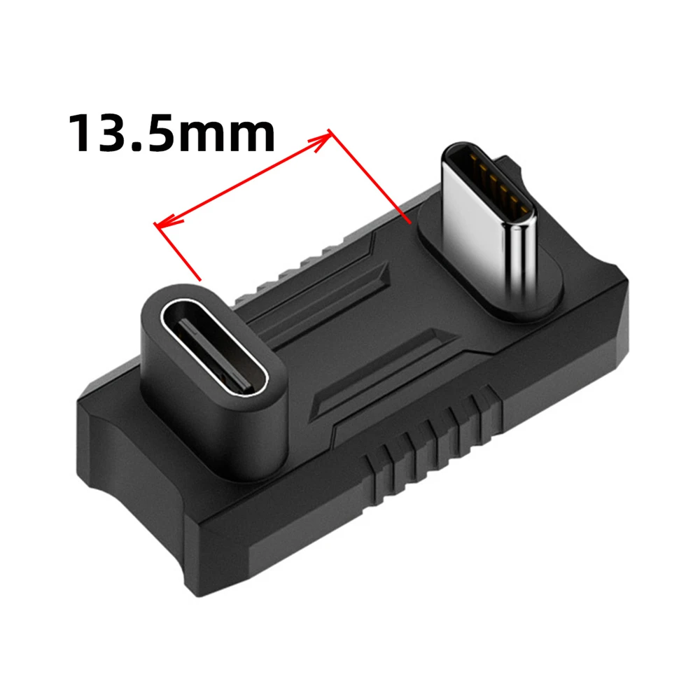 Adaptador de vídeo de datos de alimentación tipo C USB 3,1 de 20Gbps, forma de U opuesta, ángulo trasero, Compatible con ROG Ally Steam Deck Phone NS Switch - imagen 2