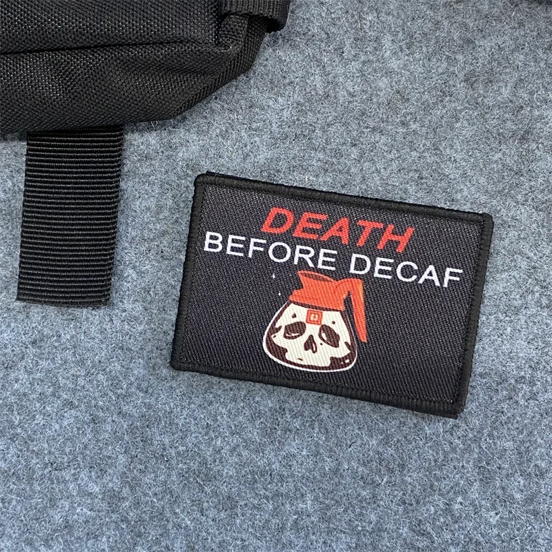 Parche creativo con estampado divertido, insignia de moral táctica militar, gancho y bucle, pegatinas para mochila - imagen 5