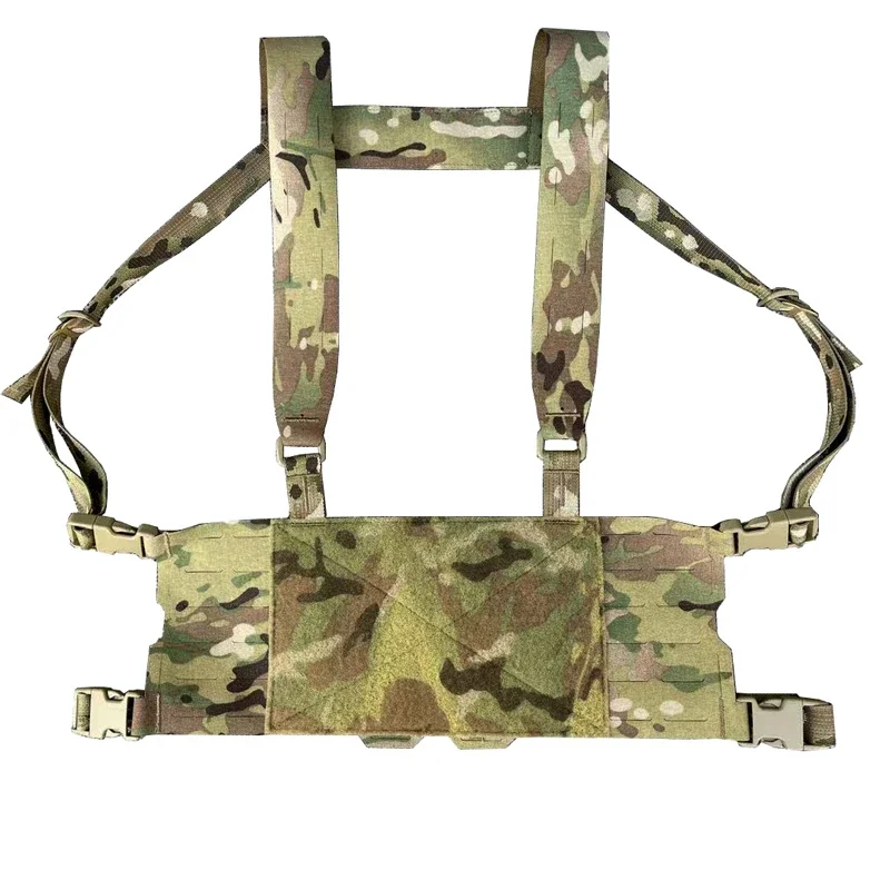 Chaleco táctico MOLLE Airsoft corte láser frontal ligero