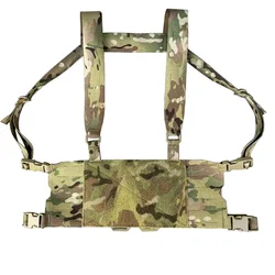 Chaleco táctico MOLLE Airsoft corte láser frontal ligero
