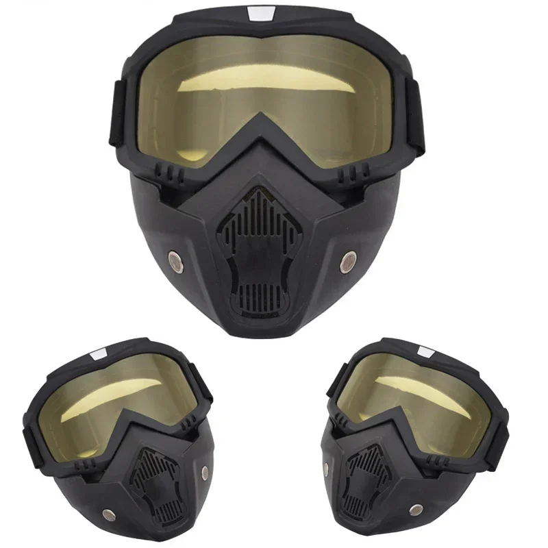 Gafas de Motocross a prueba de polvo para moto de cross, máscaras ajustables todoterreno para motocicleta, gafas protectoras faciales transpirables para soldar - imagen 5