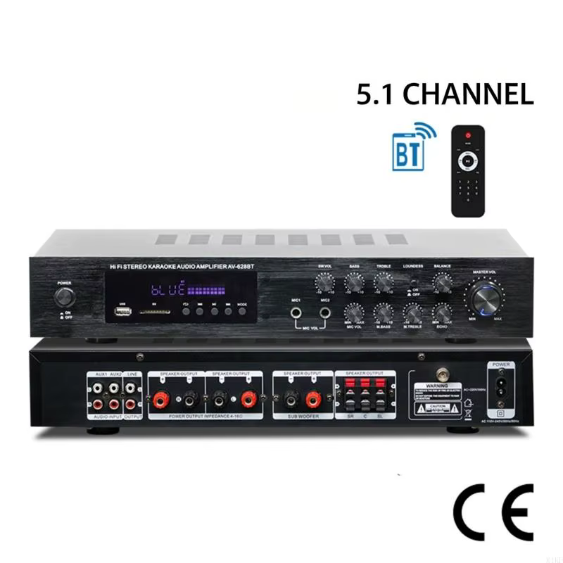 Amplificador de sonido con entrada USB y salida para antenas - imagen 3