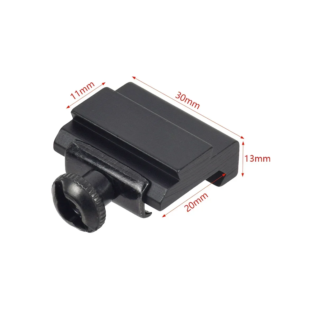 Adaptador Picatinny Weaver 20mm a Cola de Milano 11mm – Perfil Bajo - imagen 2