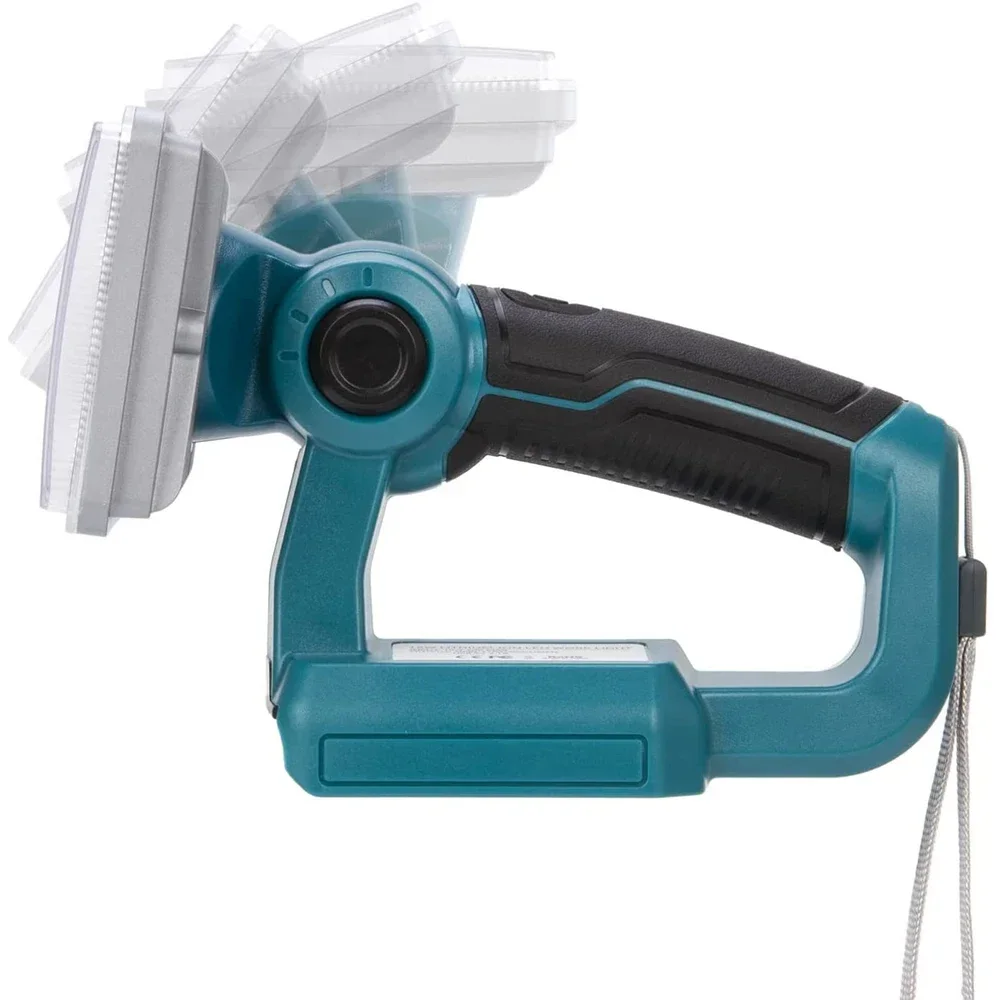 Luz LED de trabajo para Makita, lámpara recargable de 2000LM, 18W, batería de iones de litio de 18V, linterna portátil para acampar al aire libre - imagen 4