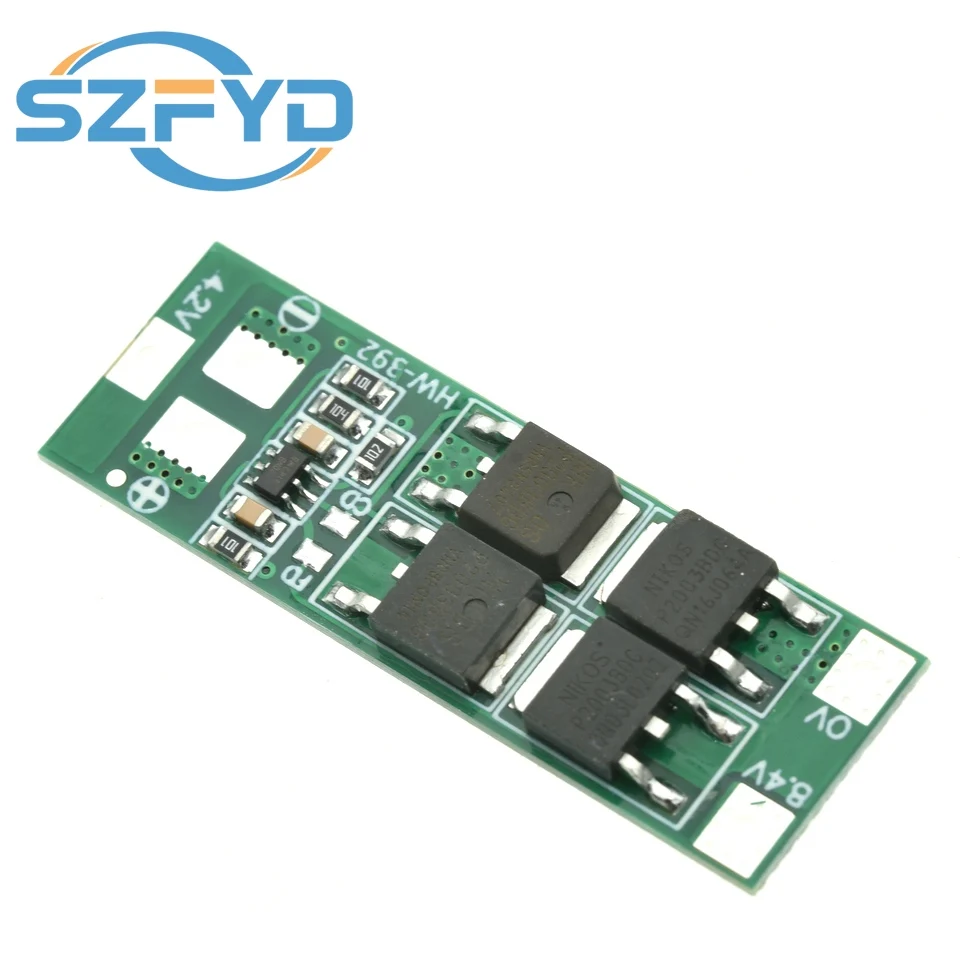 DIY 2S 20A 7,4 V 8,4 V 18650 Placa de protección de batería de litio/placa BMS estándar/equilibrio para bricolaje - imagen 3