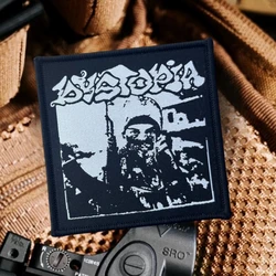 Dystopia Punk Roc Insignia de moral militar bordada gancho y bucle