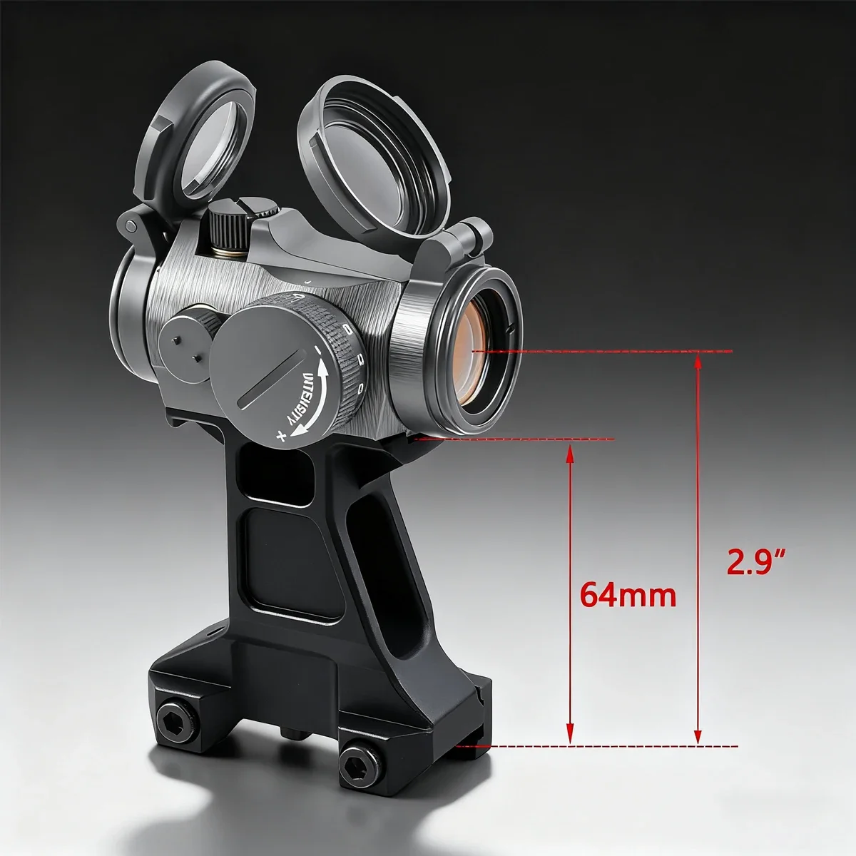 T02 T01 Red Dot UNITY montaje elevador rápido R5 óptica mira telescópica soporte compensado 1,57/1,64/1,92/2,91 pulgadas Base alta - imagen 2