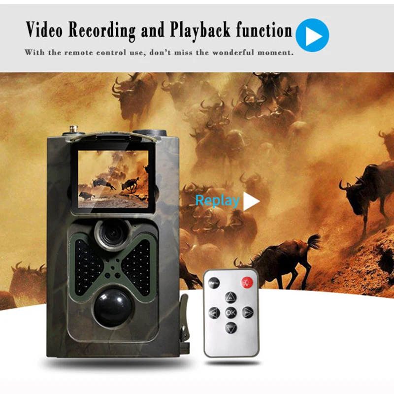 HC-550M 2G MMS cámara de rastreo de caza cámara de visión nocturna infrarroja para investigación de vida silvestre y monitoreo de granja transmisión en tiempo Real - imagen 3