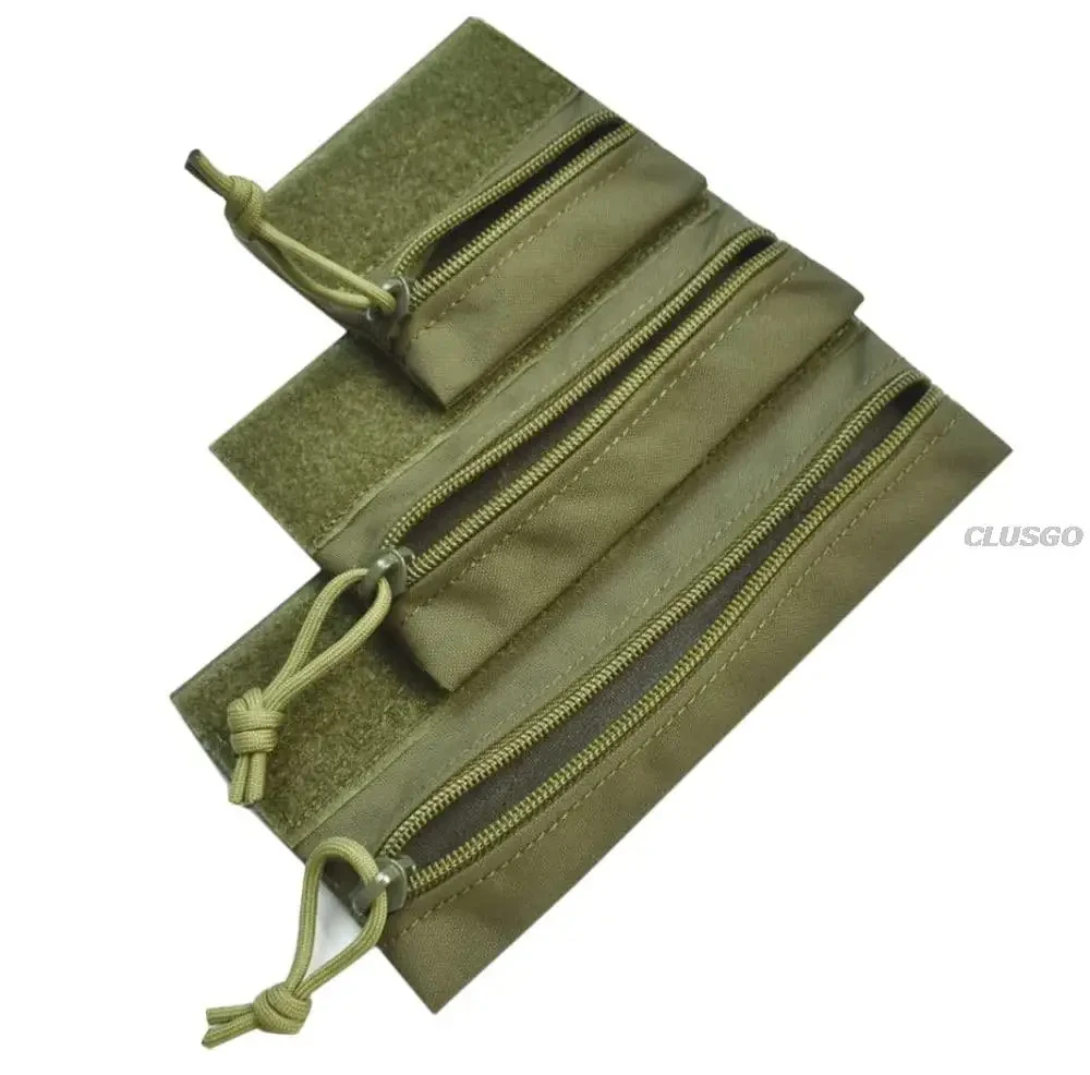 Bolsas de dulces tácticas para chaleco MK3 MK4, paquete de accesorios de extensión, bolsa de aperitivos con cremallera, 3 unids/set - imagen 3