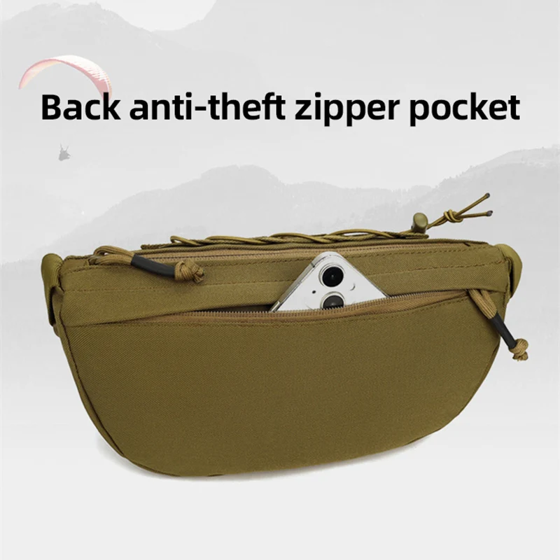Bolsa táctica MOLLE bandolera riñonera para pecho escalada aire libre - imagen 3