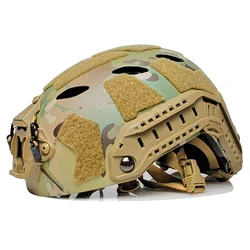 Casco táctico ligero perfil bajo ripstop alta resistencia airsoft