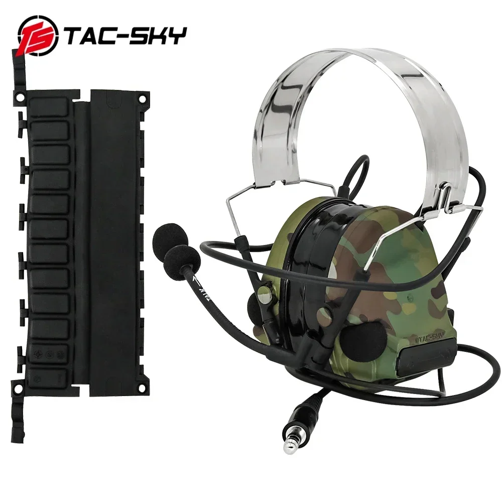 TS TAC-SKY C 3 cancelación de ruido táctica captación de sonido protección auditiva orejeras electrónicas de silicona auriculares COMTA III - imagen 2