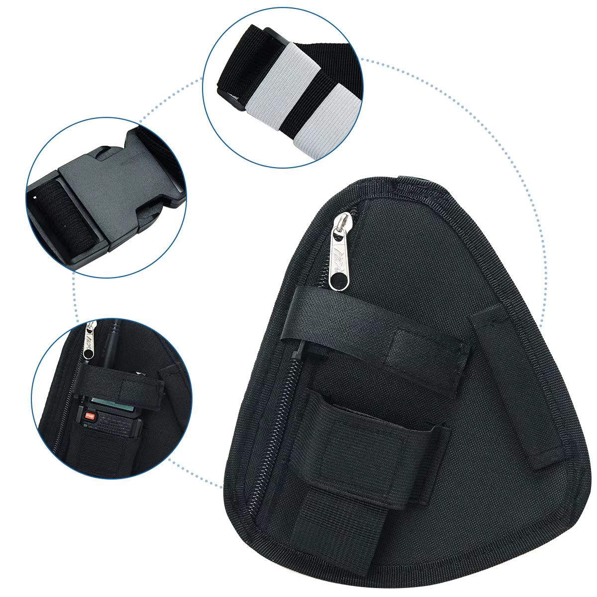 Baofeng UV-5R arnés pecho ajustable walkie talkie Quansheng UV-K5 K6