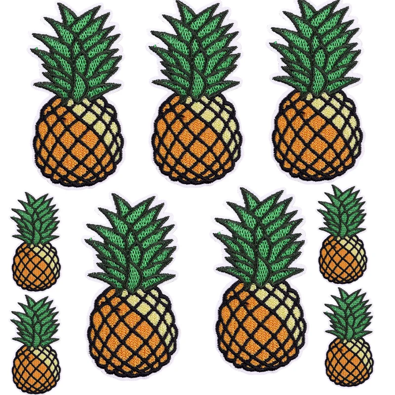 Parches bordados con letras de dibujos animados para ropa, insignia de flor de sol, apliques para planchar, DIY, 10 piezas - imagen 3