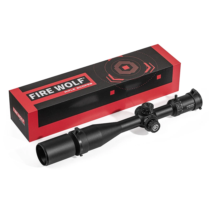 FIRE WOLF-mira de caza SFIR 10-40X50, iluminación de largo alcance, mira telescópica de tiro, bloqueo, reinicio de vistas tácticas ópticas, 2026