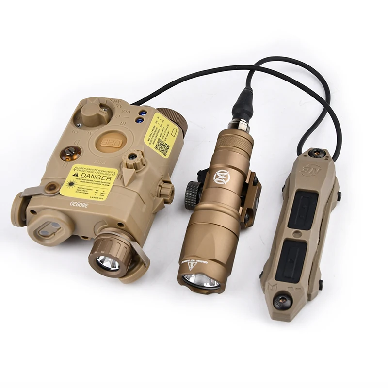 Linterna táctica UHP PEQ PEQ-15 Surefir M600 M300A AR15 Airsoft interruptor de Control Dual accesorios de caza rojo verde azul PEQ15 - imagen 4