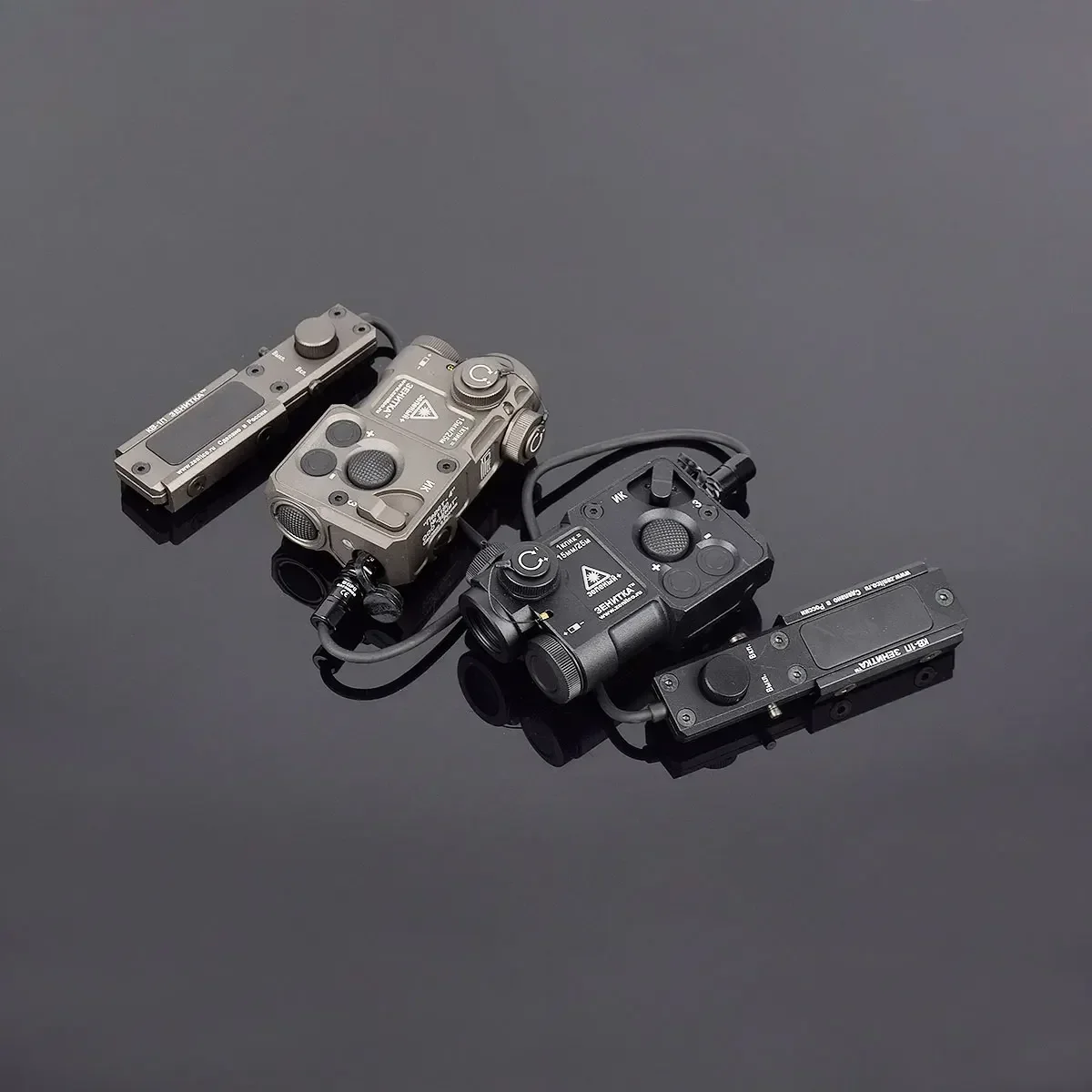 Sotac Hunting PERST-4 Zenitco puntería la-ser PEQ verde IR Airsoft arma táctica punto rojo mira con interruptor trasero AR15 HK416 - imagen 2