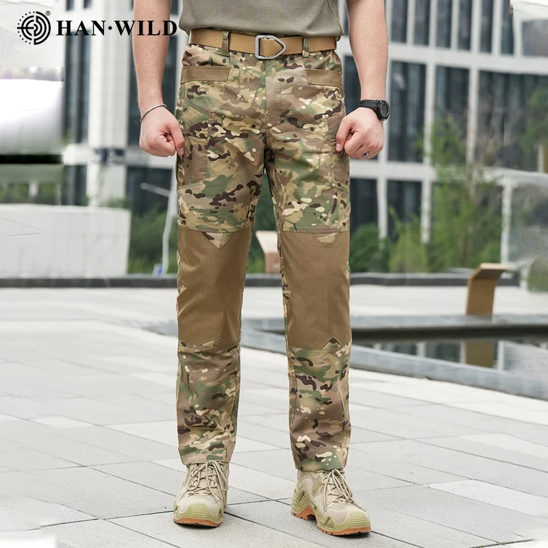 Pantalón táctico ripstop camuflaje para combate y senderismo - imagen 2
