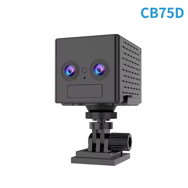 CB75D Okam4G Cámara binocular Zoom Intercomunicador de voz bidireccional Bajo consumo de energía Batería Plug-in Monitoreo doméstico gratuito
