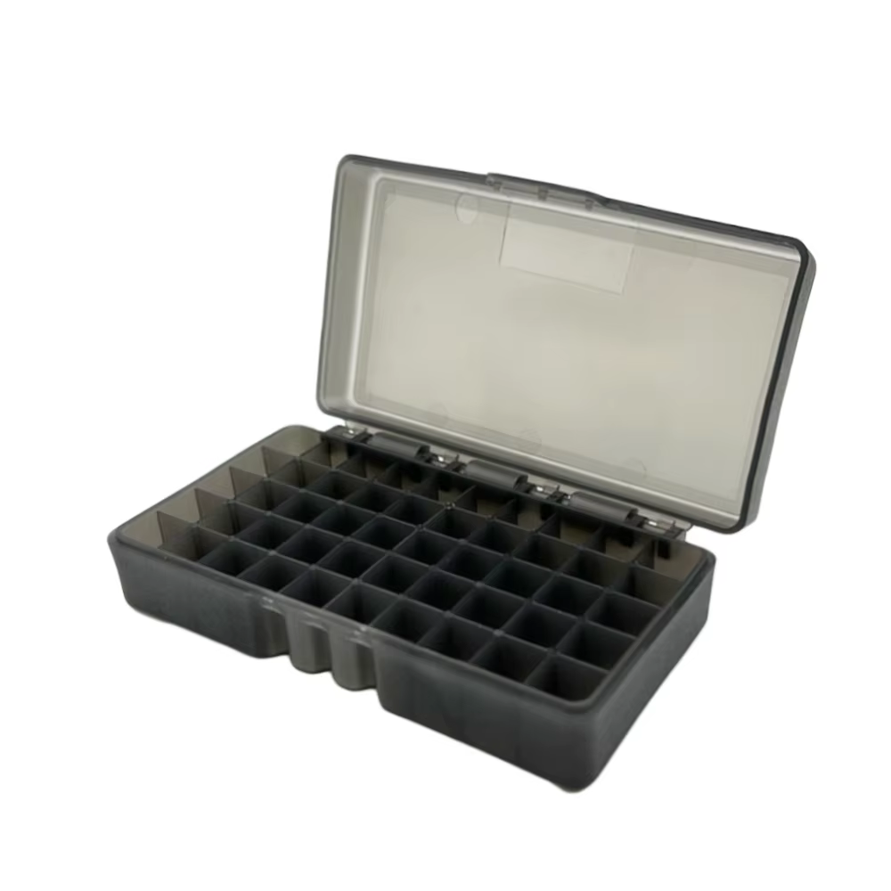 Caja cerrada con cierre Snap-Lock visible