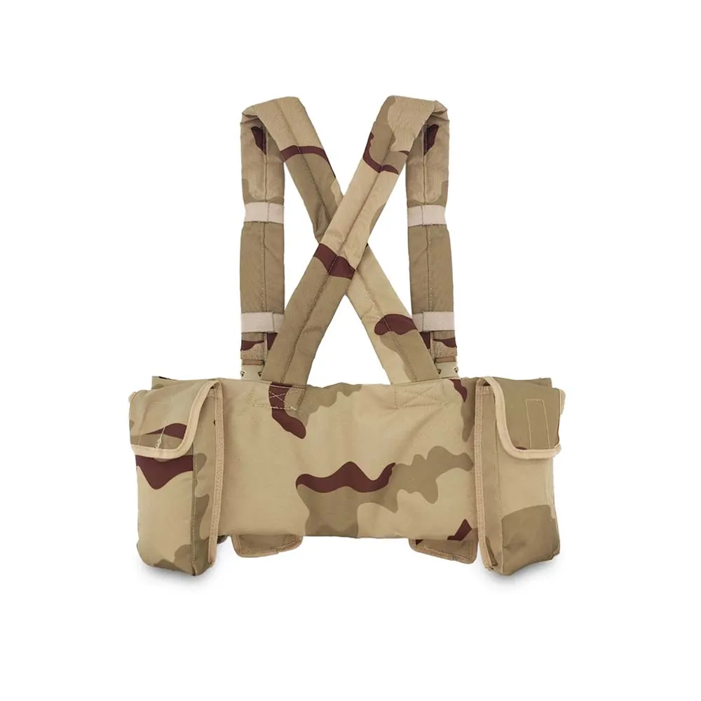 Equipo táctico de caza para el pecho, chaleco colgante para el pecho, tela de poliéster de alta resistencia de camuflaje 1000D Sansha - imagen 2