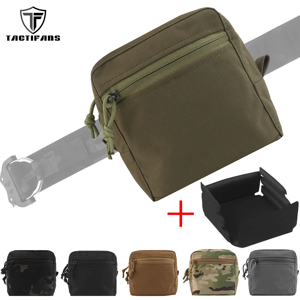 Bolsa táctica GP de uso General MOLLE 6x6x3, bolsa de engranajes para Airsoft, cinturón de combate, chaleco de caza con paquete acolchado de espuma EVA protectora
