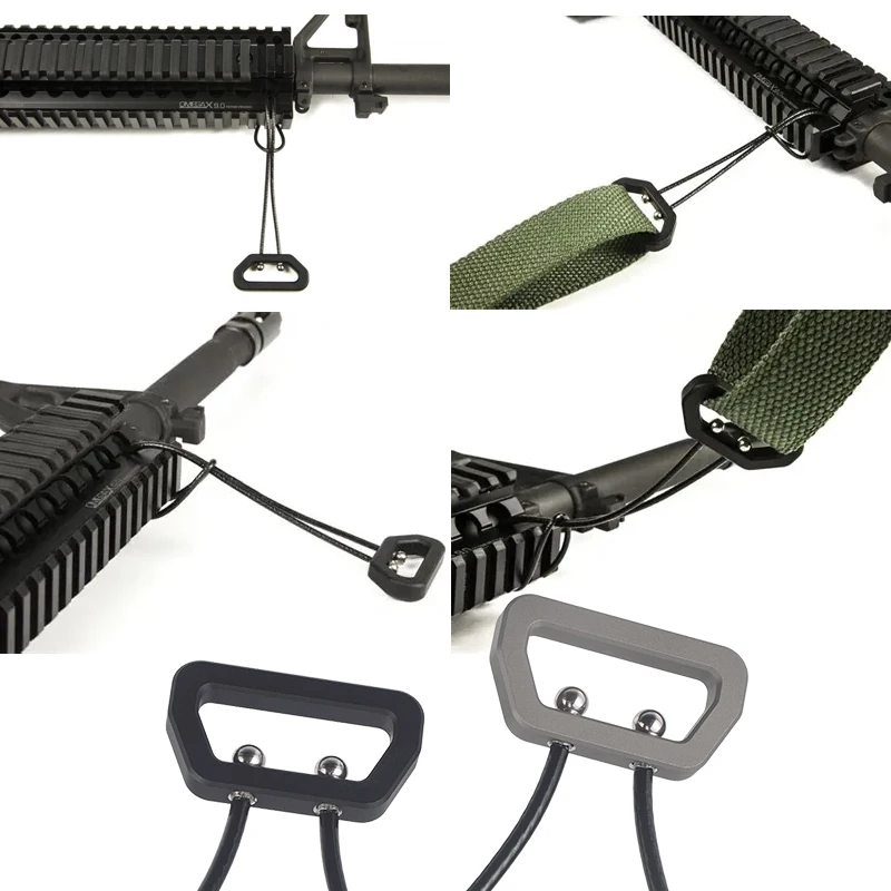 Cinturón táctico en U, eslingas alimentadas, ganchos de alambre, equipo de conexión, hebilla Universal, hebilla de liberación rápida, accesorios para Rifle de 1/1,25 pulgadas - imagen 4