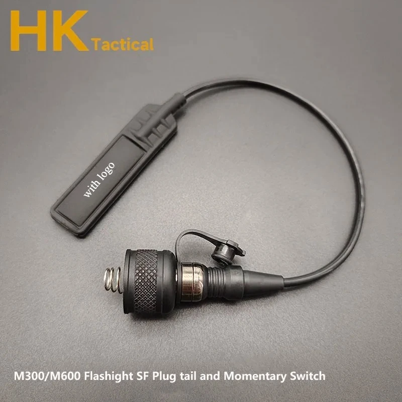 Interruptor de Linterna Táctica M600 M300, Accesorios para Linterna Scout, Interruptor de Luz para Armas, Compatible con Surefir PLH-V2 TAILCAP TAPA TRASERA - imagen 2