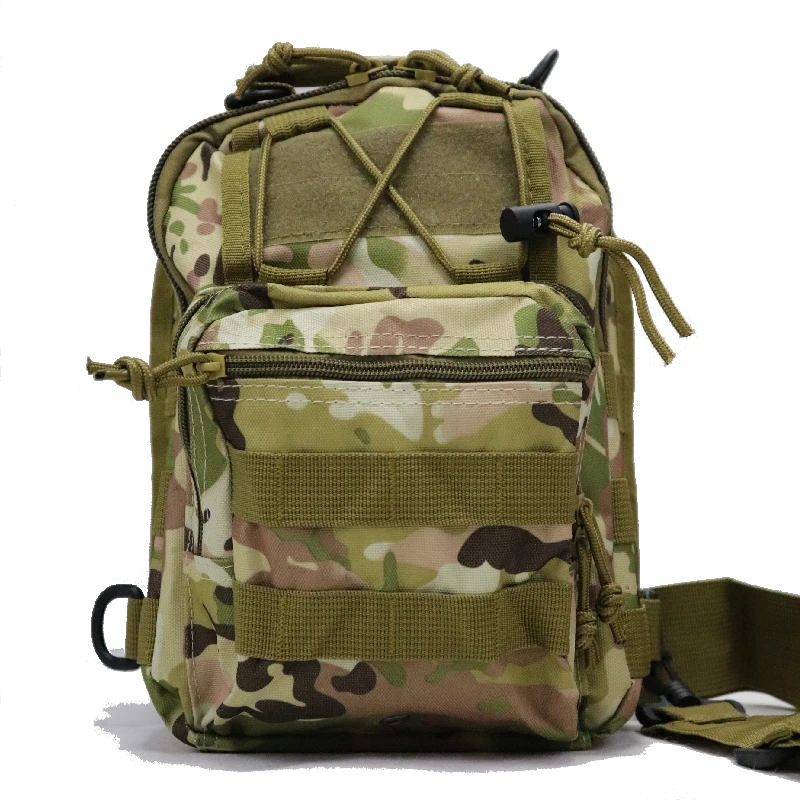Bolso cruzado táctico para hombre, mochila de viaje de senderismo, mochilas Molle de camuflaje militar, bolso de hombro para deporte al aire libre - imagen 3