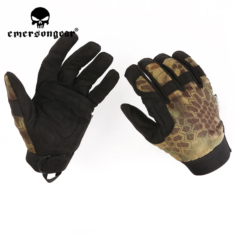 Emersongear guantes de camuflaje ligeros tácticos dedo completo protección de manos ropa de combate deporte Camping caza 11,11 ventas - imagen 3