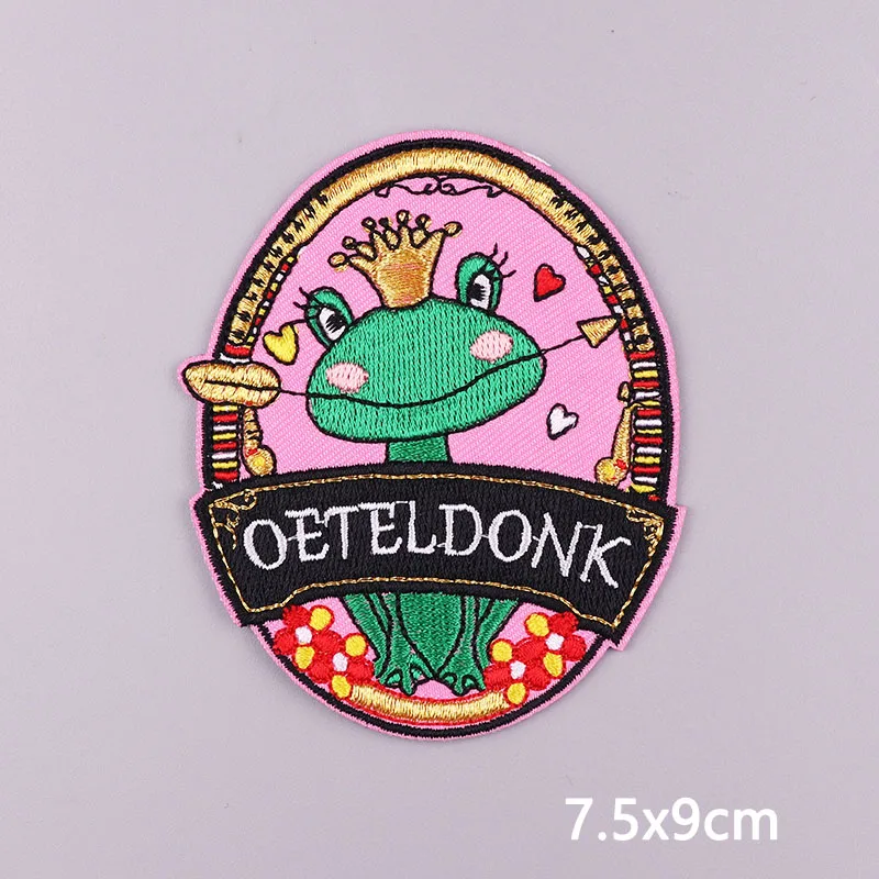 Parche para planchar Oeteldonk de Holanda 2026 para ropa, emblema de diseñador, parches bordados para ropa, regalo de Carnaval, parche Fusible - imagen 5
