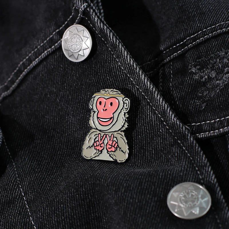 Insignia magnética periférica Black Myth Wukong Monkey, Pin, pegatinas de nevera, bolsa colgante, regalo - imagen 3