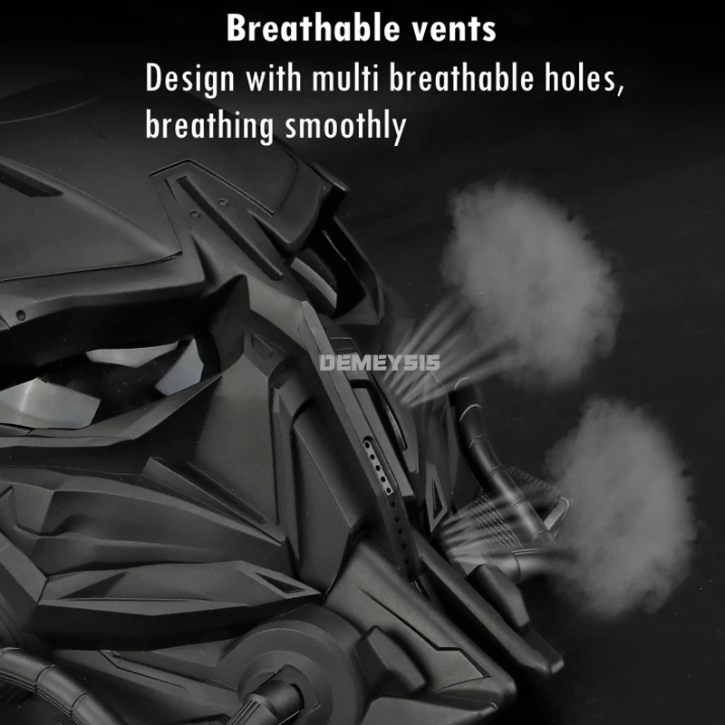 Máscaras tácticas de cara completa, mascarada de Halloween, Cosplay, cabeza, máscara, equipo de juego de guerra, caza, máscaras de Paintball Airsoft - imagen 5