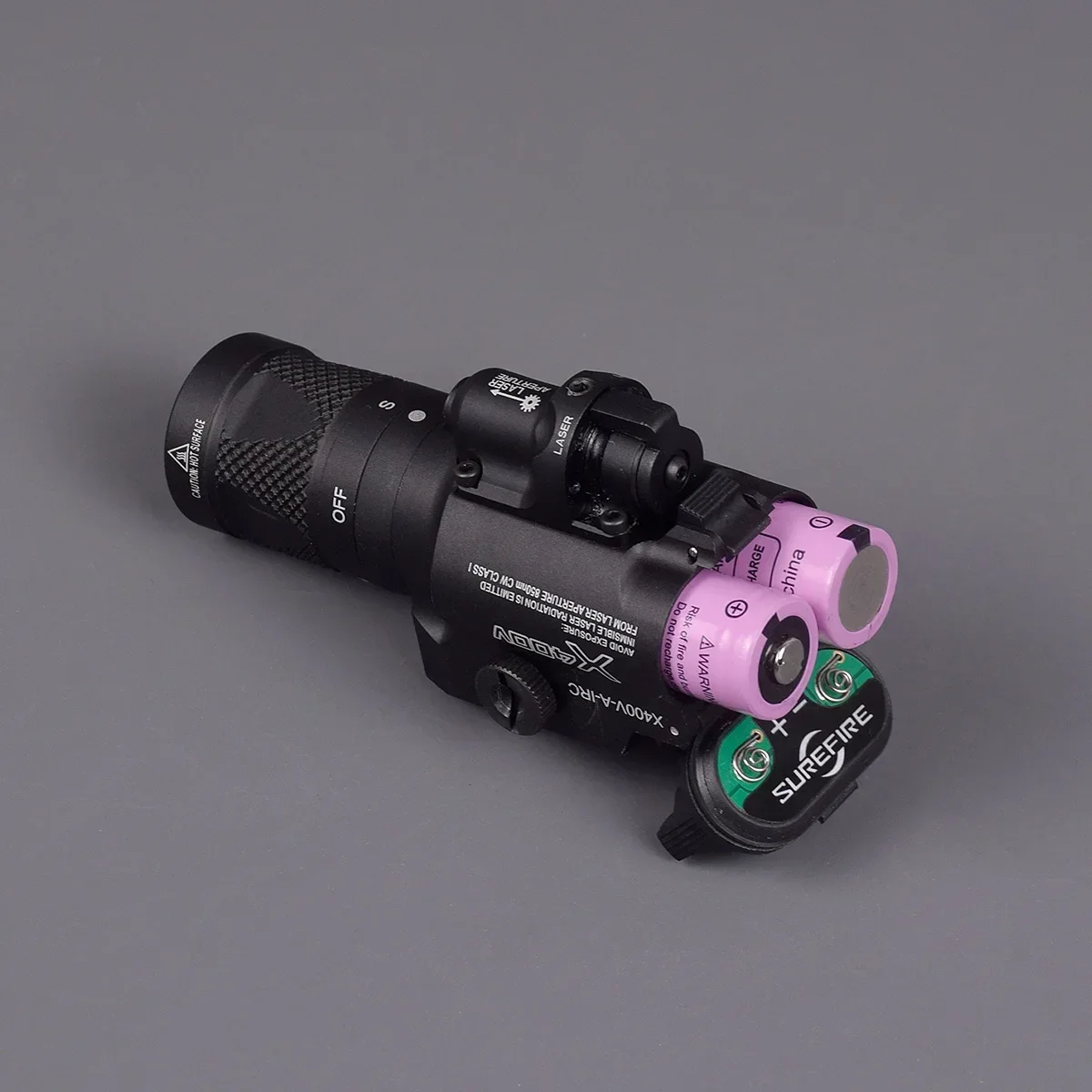 SureFire táctico X400 X400V XA00V-IR LED estroboscópico linterna láser roja Airsoft arma colgante luz de caza para pistola riel de 20mm - imagen 3