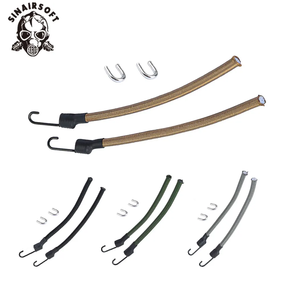 SINAIRSOFT-riel guía para casco, cuerda de nailon de seguridad, táctico rápido, accesorios para cascos, Juego de 2 piezas - imagen 2