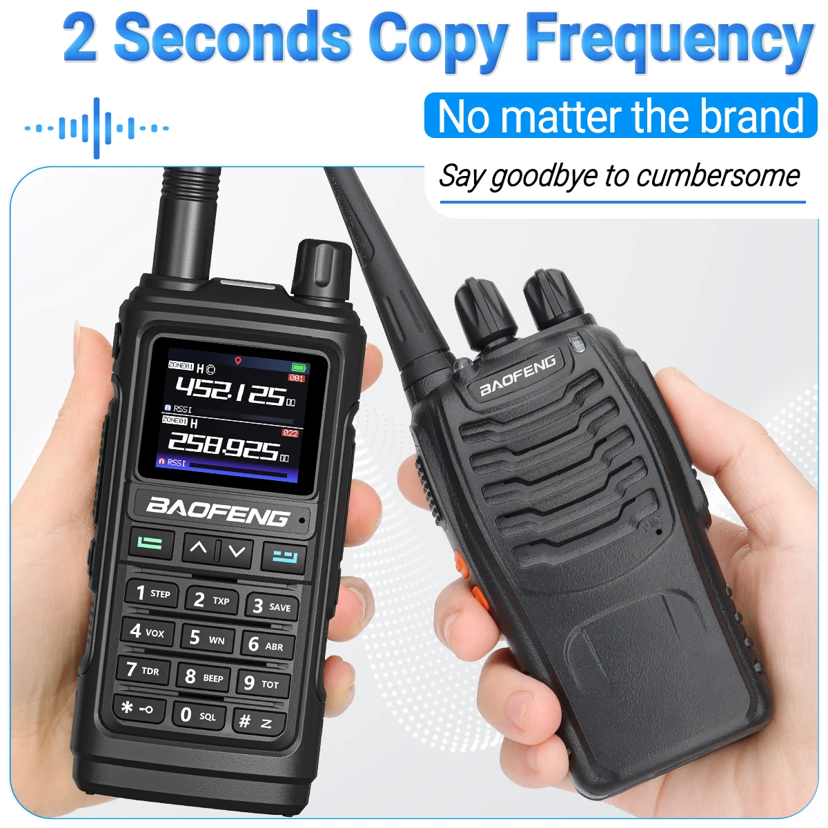 Baofeng UV-17 PRO GPS Walkie talkie seis bandas Air Band y NOAA - imagen 4