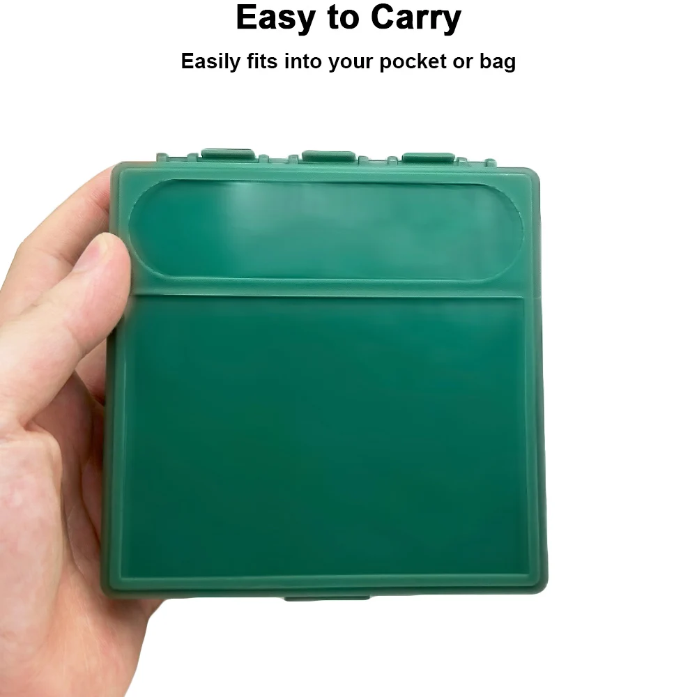 Caja de balas táctica, estuche de munición de 9mm.223 5,56mm, caja de almacenamiento de transporte de munición para Rifle de pistola, estuche de balas de caza con tapa abatible - imagen 5