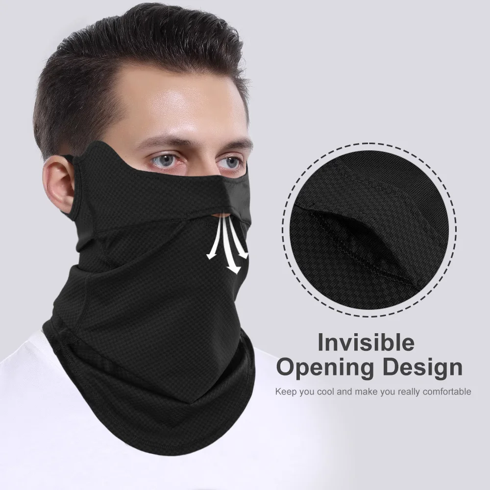 Bufanda de tubo Bandana de secado rápido para hombre, máscara facial refrescante para ciclismo, deportes al aire libre, senderismo, Camping, correr, bicicleta, cubierta de polaina de cuello, Verano - imagen 2