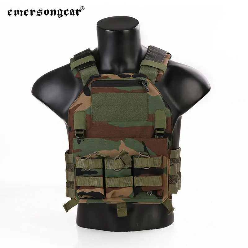 Emersongear chaleco táctico 420 chaleco portador de placa Molle Airsoft caza entrenamiento chaleco protector armadura corporal 11,11 ventas - imagen 4