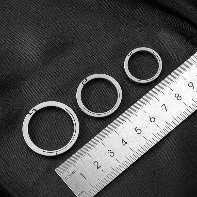 LLavero de aleación de titanio, accesorio con personalidad creativa, colgante de enlace de llave, materiales colgantes Diy - imagen 5