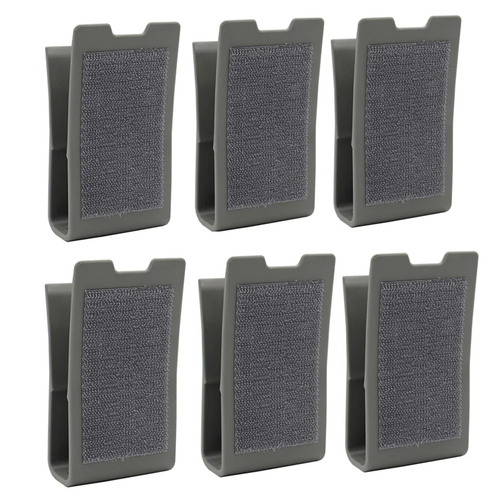 6pcs With Hook Grey