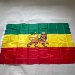 Bandera militar Etiopía León de Judá en poliéster