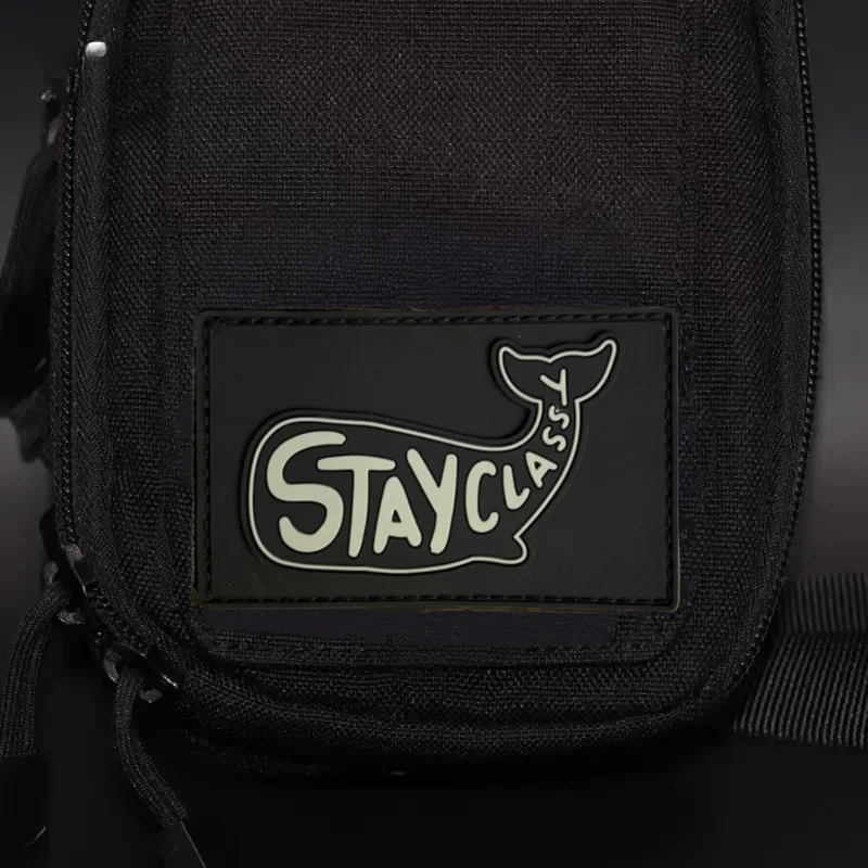 Parche Stay Classy táctico con velcro PVC para ropa y mochila