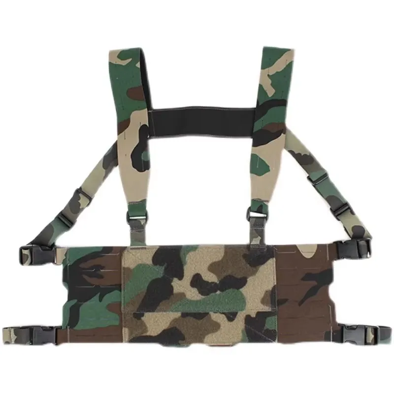 PEW-plataforma de pecho táctica, arnés ancho, estilo Ferro, aparejo de pecho, correa de cintura, accesorios de caza - imagen 4