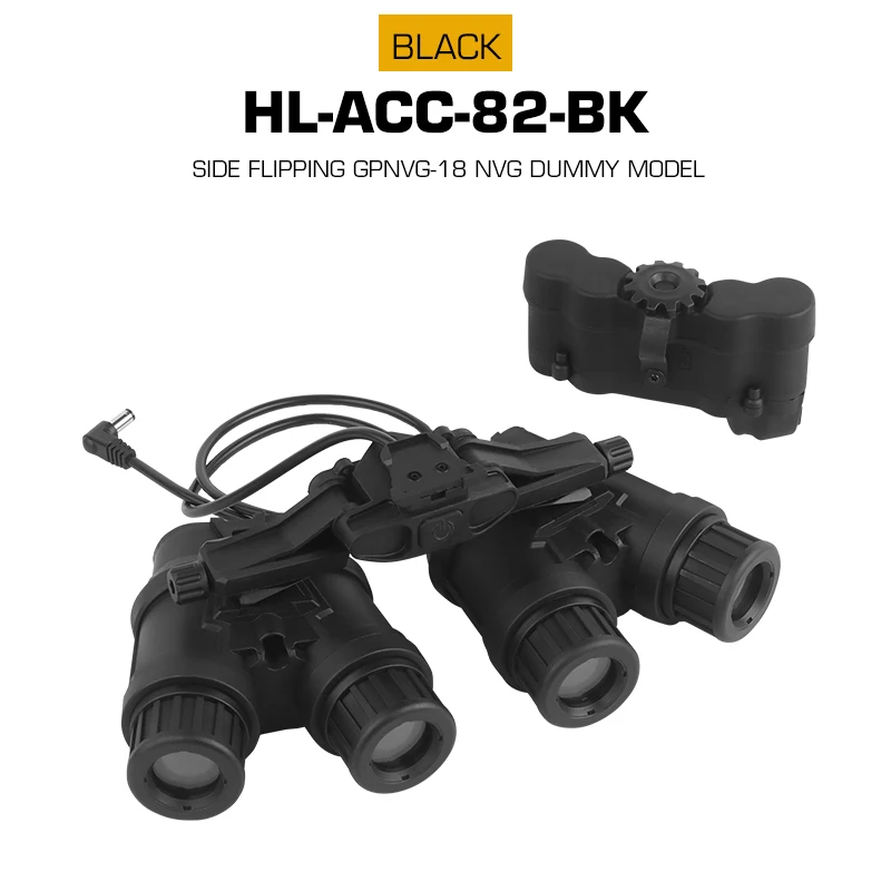 Modelo DUMMY NVG GPNVG-18 montado en casco con ajuste de apertura, volteo lateral para filmación de softair - imagen 5