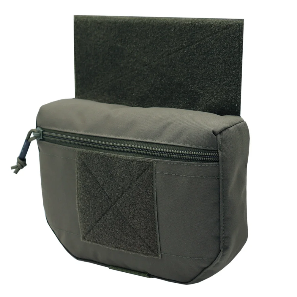 Chaleco táctico, aparejo de pecho, bolsa de descarga de caída para chaleco CRM CRX, portador de placa, almacenamiento, equipo de caza, bolsa de pecho, bolsa de vientre inferior - imagen 3