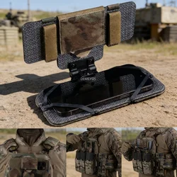 MOLLE-tablero de navegación plegable, funda de mapa Airsoft, soporte de Panel administrador, portador de placa táctica de caza, bolsa portadora de teléfono móvil