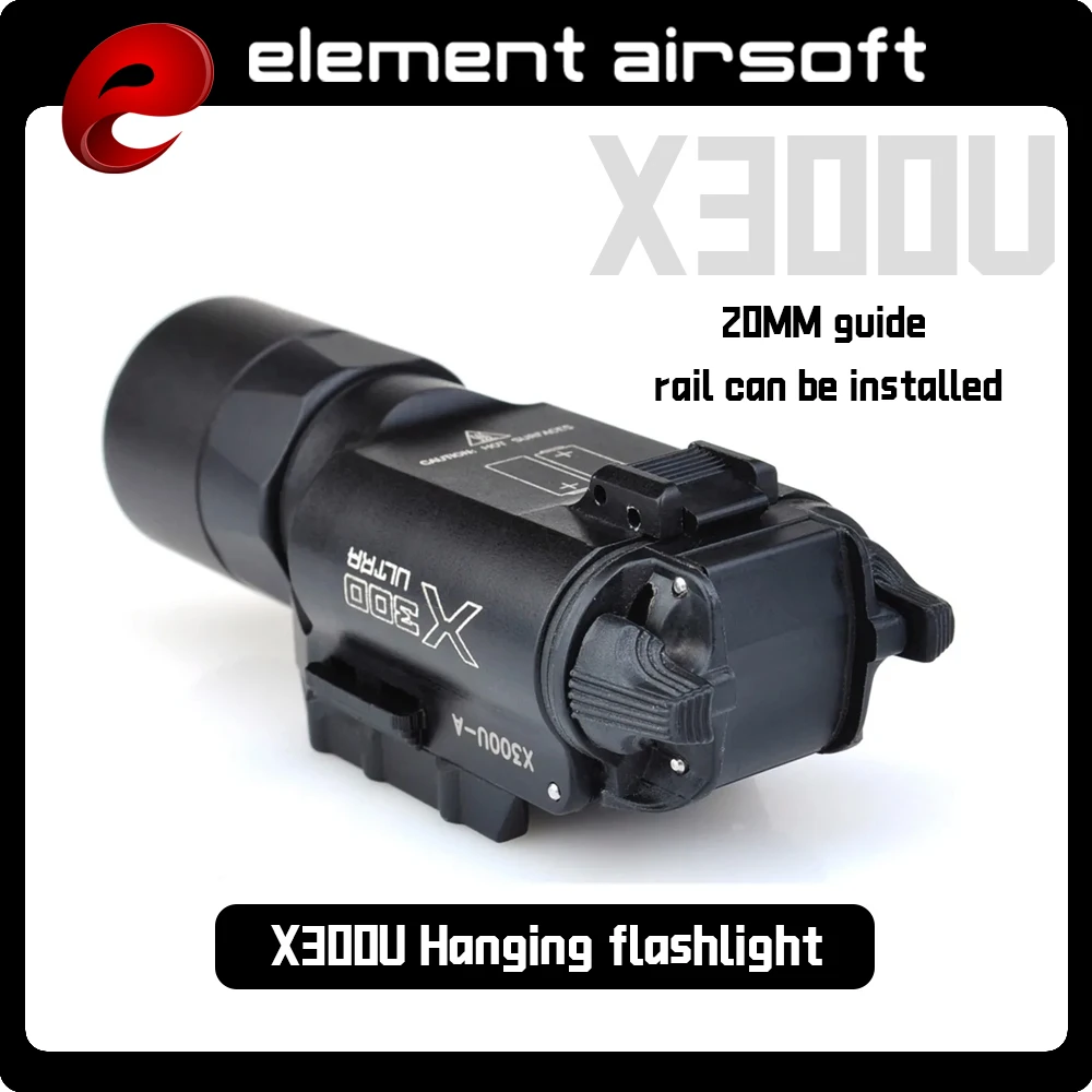 SireFire X300 Ultra Linterna táctica 500 lúmenes riel Picatinny