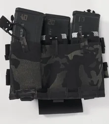 WOSPORT Panel de bolsa magnética triple flexible MOLLE multiusos compatible con 5,56 u otros objetos de tamaño similar